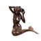 الحديد الزهر معدن حورية البحر تمثال يدوية الفن الشعبي نمط العتيقة انخيل التماثيل